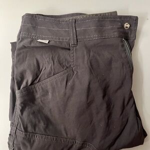 Kuhl Gray Cargo Pants with Washed Look